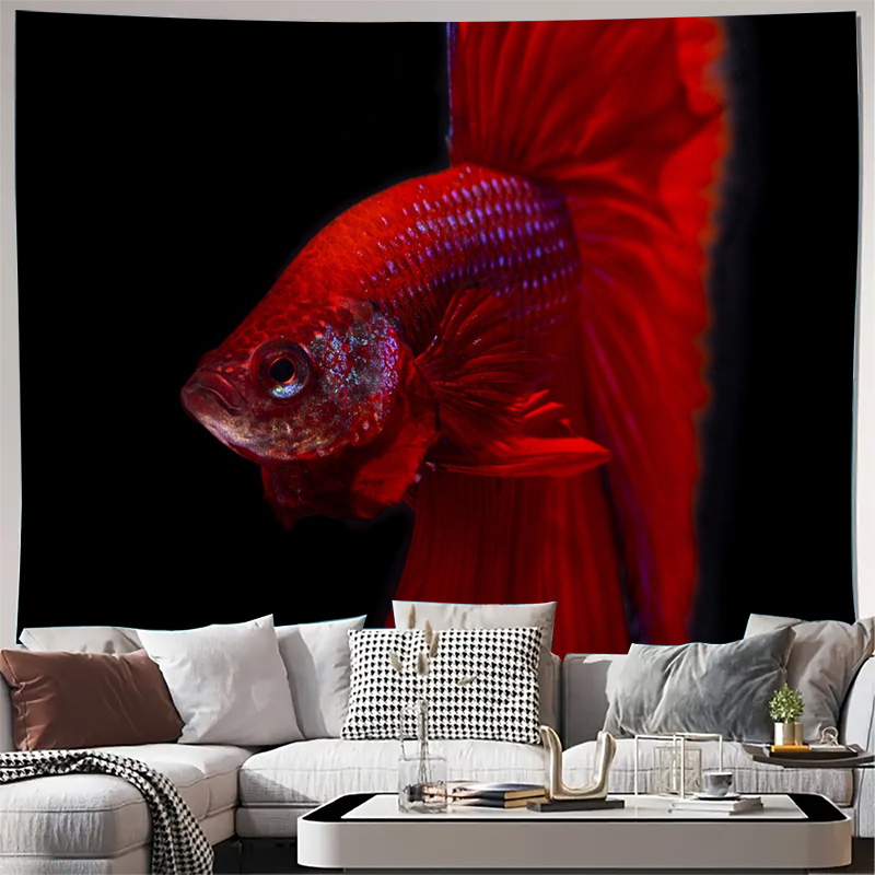 Ocean Aquarium - Żywy Czerwony Betta Ryba Gobelin Gobelin