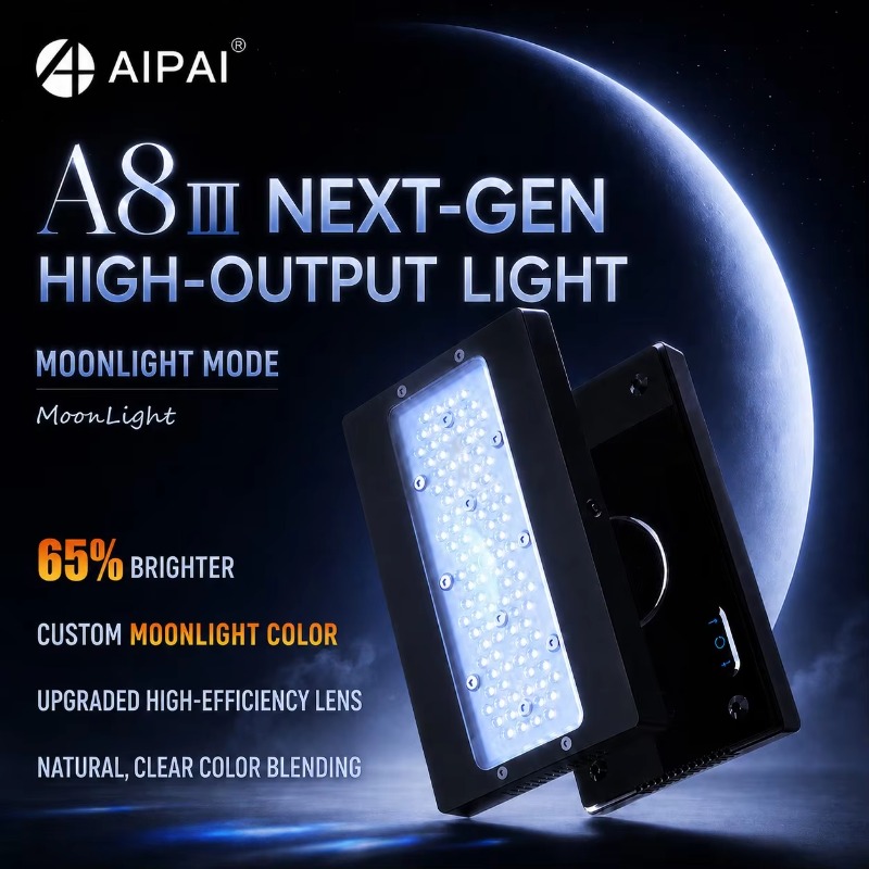 AIPAI A8 III Seria A8SE/A8 Pro – Aquarium Marine Lights recenzja i cena